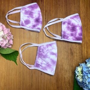 Cute tie dyed face masks!